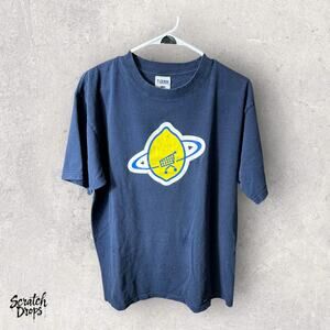 VTG Popmart U2 T-Shirt Large Blue Graphic Tee Band Merch Retro Concert Apparel